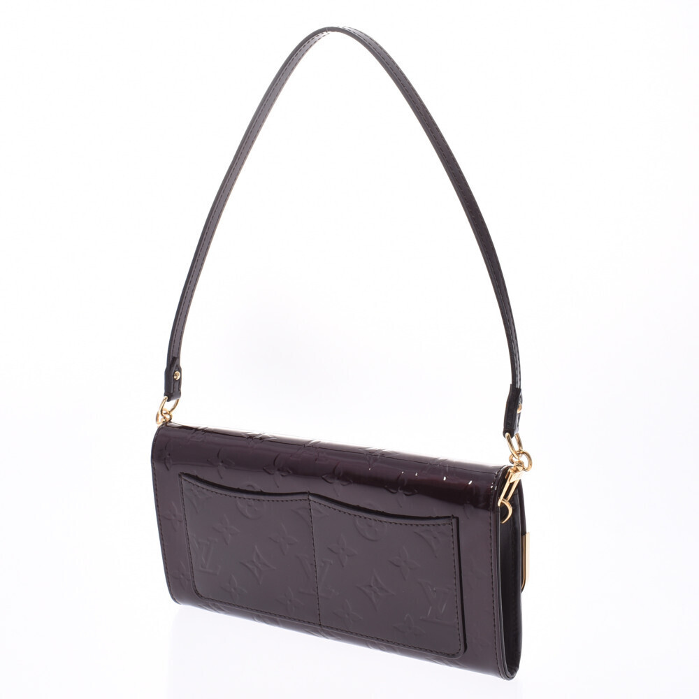 Louis Vuitton Rossmore Bag Patent Purple Amaranth Vernis Clutch